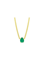 Load image into Gallery viewer, Emerald Curb Chain Necklace