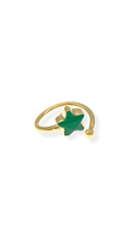 Load image into Gallery viewer, Shooting Star Emerald Ring
