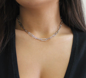 Wide Chain Necklace Alexis Daoud Jewelry