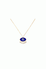 Load image into Gallery viewer, Enamel Eye Shaker Necklace