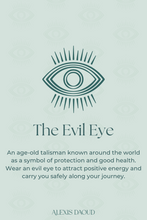 Load image into Gallery viewer, Ruby Simple Evil Eye Necklace