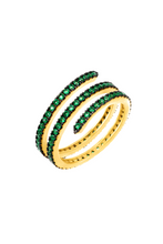 Load image into Gallery viewer, Spiral Pavé Ring