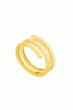 Load image into Gallery viewer, Spiral Pavé Ring