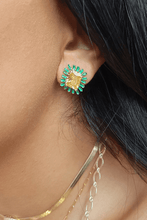 Load image into Gallery viewer, Firework Baguette CZ Stud Earrings