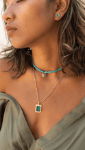 Load image into Gallery viewer, Modern Emerald Necklace