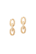 Load image into Gallery viewer, Baguette Chain Link Earrings