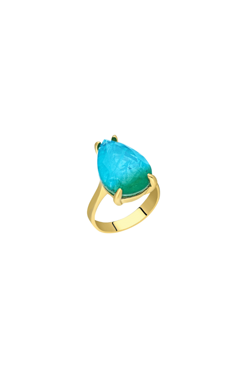 Blue green 2025 tourmaline ring
