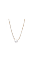 Load image into Gallery viewer, CZ Heart Tennis Necklace