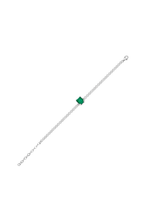 Load image into Gallery viewer, Emerald Tennis Bracelet