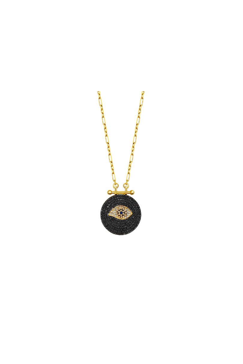 Evil Eye Medallion Necklace