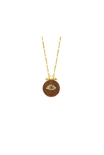 Load image into Gallery viewer, Evil Eye Medallion Necklace