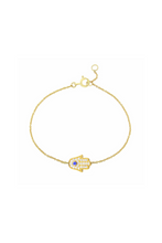 Load image into Gallery viewer, Dainty Hamsa Bracelet