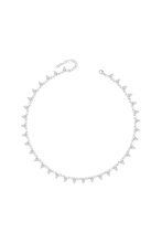 Load image into Gallery viewer, Pear Cut Tennis Necklace