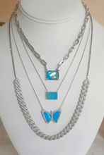 Load image into Gallery viewer, Blue Green Tourmaline Necklace
