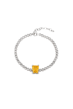 Load image into Gallery viewer, Yellow Diamond Tennis Bracelet