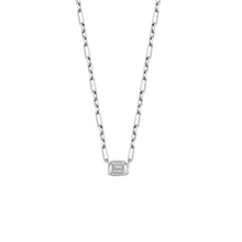 Load image into Gallery viewer, Asscher Cut Chain Necklace