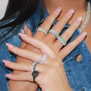 Demi-Color Chain Link Ring Alexis Daoud Jewelry