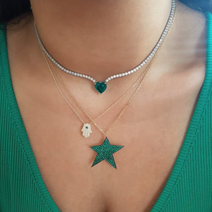 'Layla' Hamsa Necklace