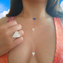 Load image into Gallery viewer, Heart Lariat Necklace