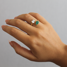 Load image into Gallery viewer, Toi et Moi Teardrop Ring